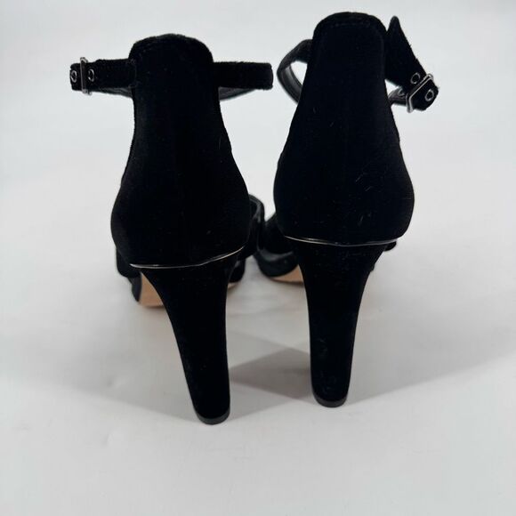 New Vince Camuto Velvet Robeka‎ Heeled Sandal Black 8.5 - Picture 5 of 9